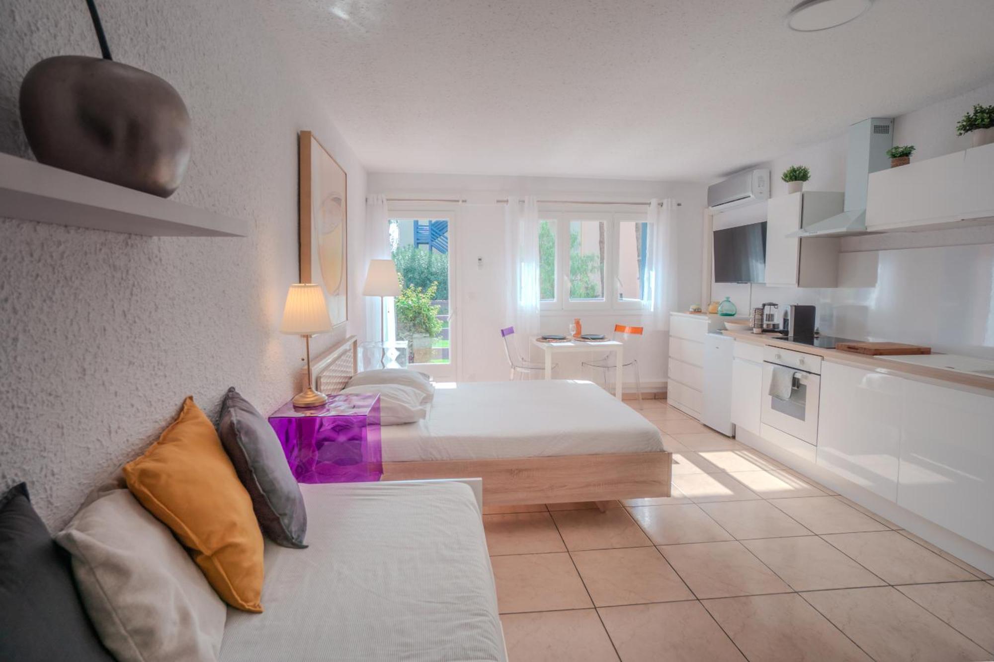 Lumineux Studio Tout Equipe Canet-en-Roussillon Habitación foto